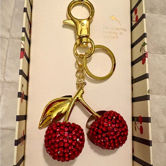 SOLD. Cherry keychain by Piper K - Picture 1 of 2